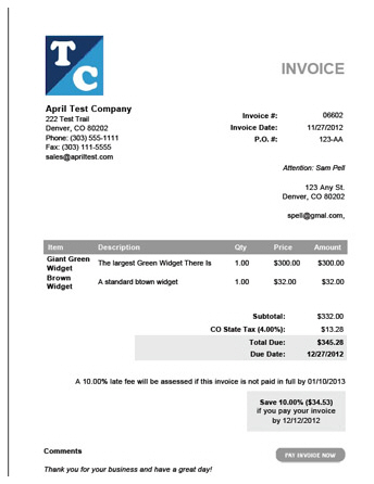 Invoice Sample Pdf from paysimple.com